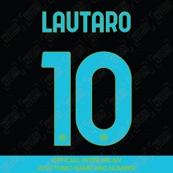 Lautaro 10 (Official Inter Milan 2021/22 Third Club Name and Numbering)